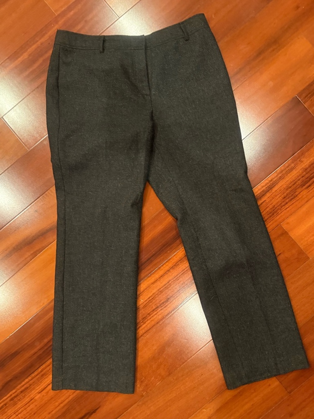 Women’s Classic Wool Blend Dress Pants - 12 Charcoal